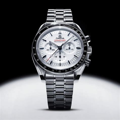 omega watch white dial|omega speedmaster white dial 42mm.